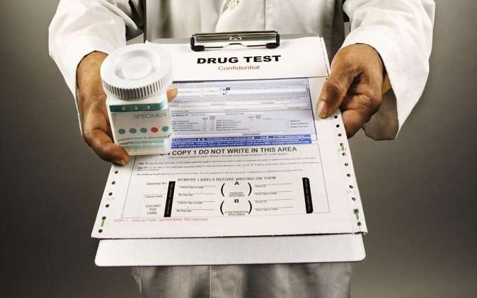 hold a drug test application