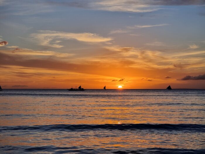 Sunset at Diniwid Beach
