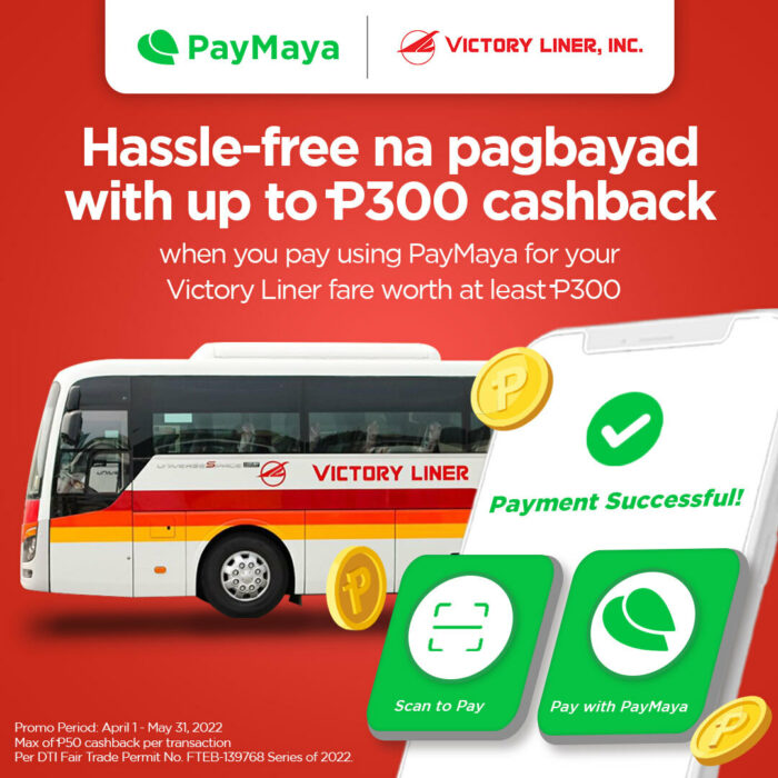 Book online with PayMaya and enjoy rewards