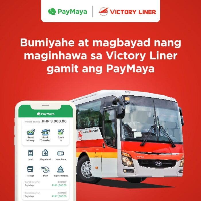 Victory Liner uses PayMaya for secure and convenient digital payments