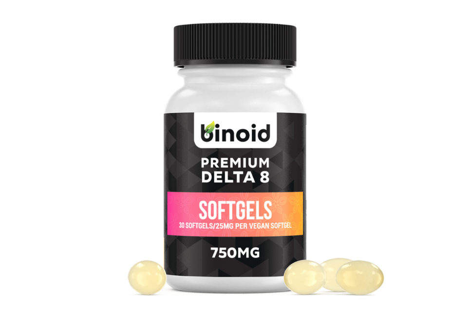 Binoid Delta 8 THC Softgel Capsules