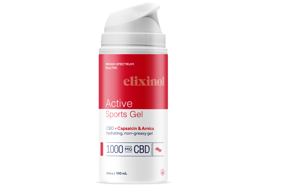 Elixinol Active Sports Gel CBD + Capsaicin and Arnica