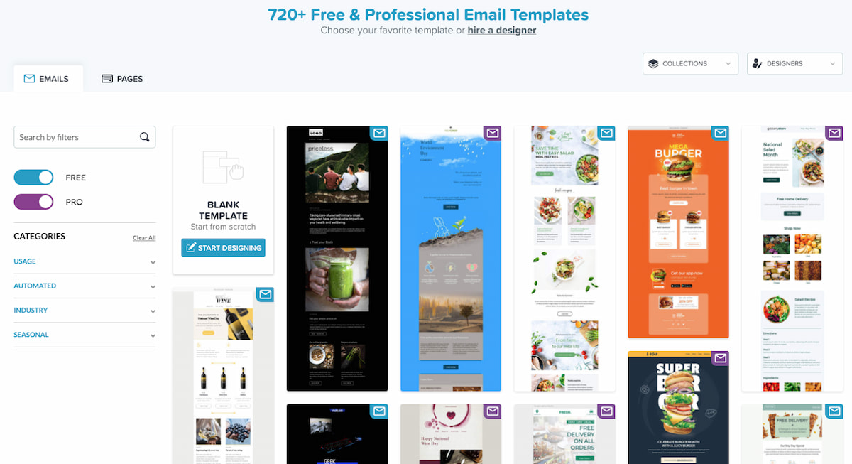 email newsletter templates: bee