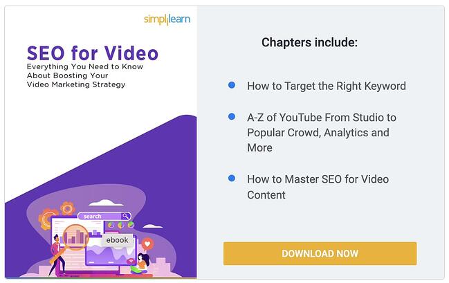 digital marketing ebook: SEO for Video