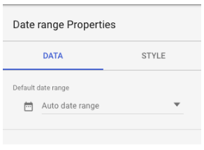 google data studio tips: date range properties