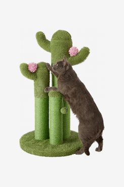 Frisco Cactus Cat Scratching Post, 33 Inches, Tri-Post