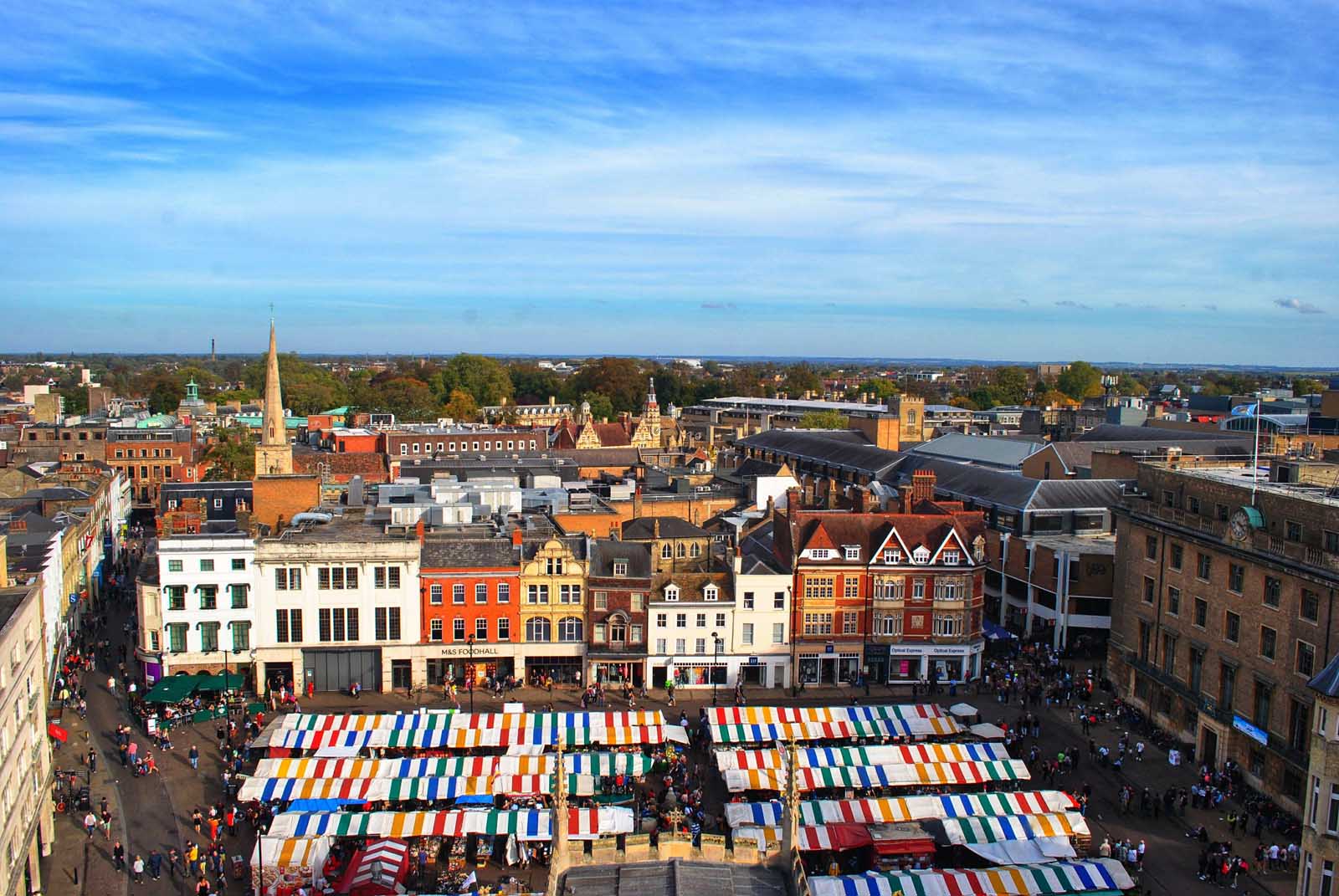 City of Cambridge in England