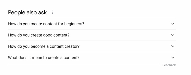 Content creation ideas example: Answer questions