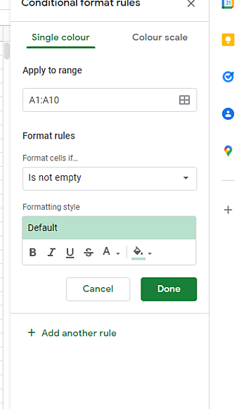 How to Highlight Duplicate Data in Google Sheets: Turn on Conditional Formatting Options