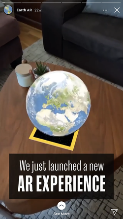 national geographic instagram story swipe up call to action