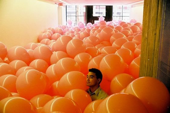 Office Prank: Meeting Room Filled with Balloons 