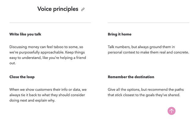 what to include in writing style guide: voice and tone
