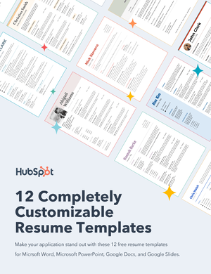 12 Customizable Resume Templates to Download for Free